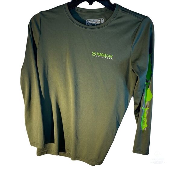 (🎣5 For $20) Magellan Youth Large Long Sleeve Performance T-Shirt - Picture 1 of 3